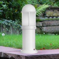 LCD Marco pillar light made of aluminium, white