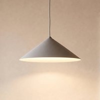 TK Lighting Lume L pendant light, greige, metal, Ø 40 cm, GX53