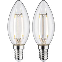 Paulmann LED-ljus E14 2 700 K filament 2-pack