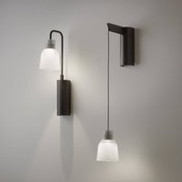 Bover Drip A/02 Applique murale LED, noir/blanc mat