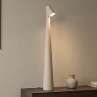 Vibia LED rechargeable table lamp Africa, height 40 cm, light beige
