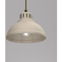 Luminex Sven pendant light, 1-bulb, beige, steel