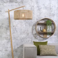 GOOD & MOJO Iguazu arc lamp natural cylinder Ø50cm