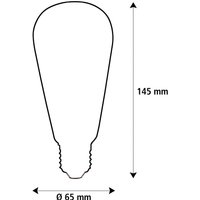 SEGULA LED Elegant Line E27 5W Rustika 2.200 K Filament à intensité variable
