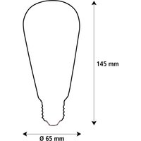 Segula LED Elegant Line E27 5W Rustika 2.200 K Glödtråd dimbar