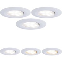 Paulmann Calla svängbar on/off Ø9cm CCT vit 3 st