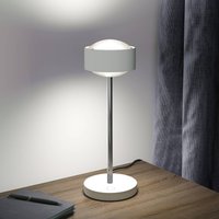 Top Light Puk! 120 Eye Table LED, mates, blanc/chromé