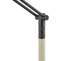 HELL Evolo LED arc lamp CCT, taupe