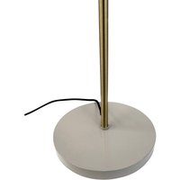 Dyberg Larsen Sleep floor lamp, grey-brown, height 165 cm, steel