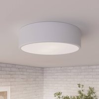 TEMAR LIGHTING Plafonnier Cleo, Ø 30 cm, IP20, blanc, métal, E27