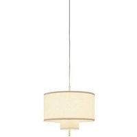 NEW WORKS Pendellampa Margin, Ø 50 cm, vit, E27