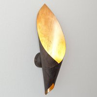 Holländer Fiaccola Piccolo - vägglampa i svart-brunt