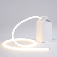 SELETTI Lampe table déco LED Daily Glow pack de lait
