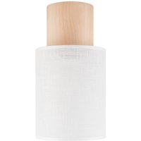 Deckenleuchte Asolita, weiß, 16 cm, Textil