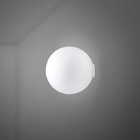Fabbian Lumi Sfera glas-vägglampa, Ø 20 cm