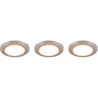 Trio Lighting LED-downlight Argus fjärrkontroll 3er krom