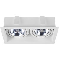 Nowodvorski Lighting Inbyggd downlight Mod II, 2 lampor, vit