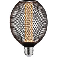 Paulmann LED MetallicGlow Globe Spiral E27 svart