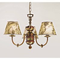 Cremasco Vacker takkrona Nautica, med tre armar