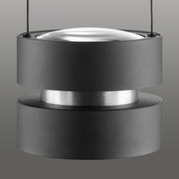 Brilliant LED-hänglampa Glow-Sphere, Ø 18 cm, svart, metall