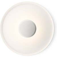Vibia Top LED-vägglampa Ø 40 cm vit