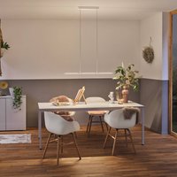 Paulmann Lento LED hanging light, white, dimmable, Up-&Downlight