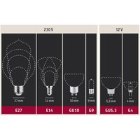 Ampoule LED Paulmann E27 à filament vert 1,1 W