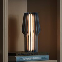 PLEASE WAIT to be SEATED RADIANT rechargeable table lamp, blue, IP44
