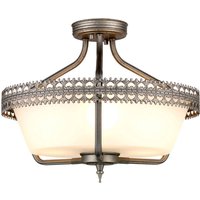 Elstead Plafonnier à écart Crown