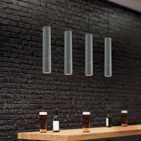 Zambelis Pendant light 180024, grey, Ø 7 cm, concrete, GU10