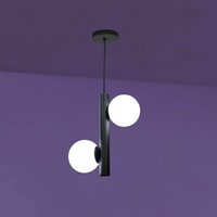 Marchetti Tin-Tin pendant light, 2-bulb, black