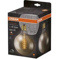 OSRAM Vintage 1906 E27 7W LED G125 822 guld dimbar