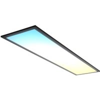LED-Panel Odin Remote CCT, 100 x 25 cm, schwarz