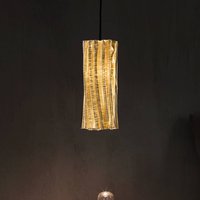 Slamp Accordéon Vertical hanging light gold/black