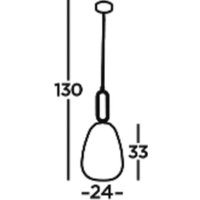 Searchlight Elixir pendellampa, nickelfärgad/klar, glas, Ø 24 cm, E27