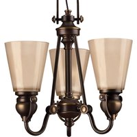 HINKLEY Mayflower Hanging Light Rustic Three Bulbs