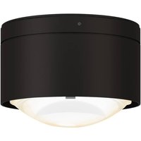 Puk! 120 One LED-Deckenspot Linse matt, schwarz