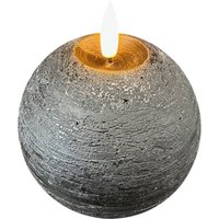 STERNTALER LED wax candle, black Height 11 cm Ball Battery