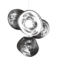 Tom Dixon LED-Kronleuchter Melt Chandelier, chromfarben