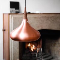 FRITZ HANSEN Orient P1 pendant lamp, copper/rose, Ø 22.5