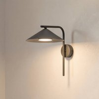 TK Lighting Lume wall light, brown, metal, height 30.5 cm