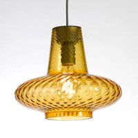 AILATI Giulietta glass pendant light, amber