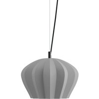 Karman Sahara pendant light, grey, Ø 35 cm, ceramic, E27