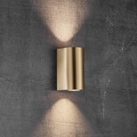 Nordlux Utomhusvägglampa Canto Maxi 2, mässing