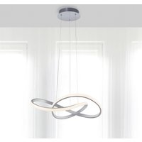 JUST LIGHT. GmbH LED-hänglampa Maria, dimbar, aluminium