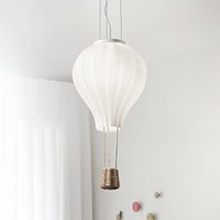 Ideallux Suspension Ideal Lux Dream Big, blanche, verre opale, Ø 42 cm