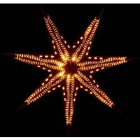 Sterntaler Samt paper star, Ø 75 cm black