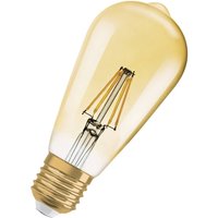 OSRAM LED Vintage 1906 Edison, guld, E27, 6,5 W, 824, dim.