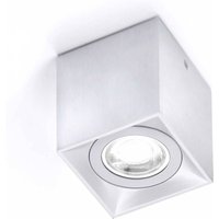 Milan Iluminación Plafondlampa Dau Spot i kubform, aluminium