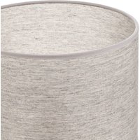 Duolla Lampskärm Roller, grå, Ø 25 cm, höjd 18 cm